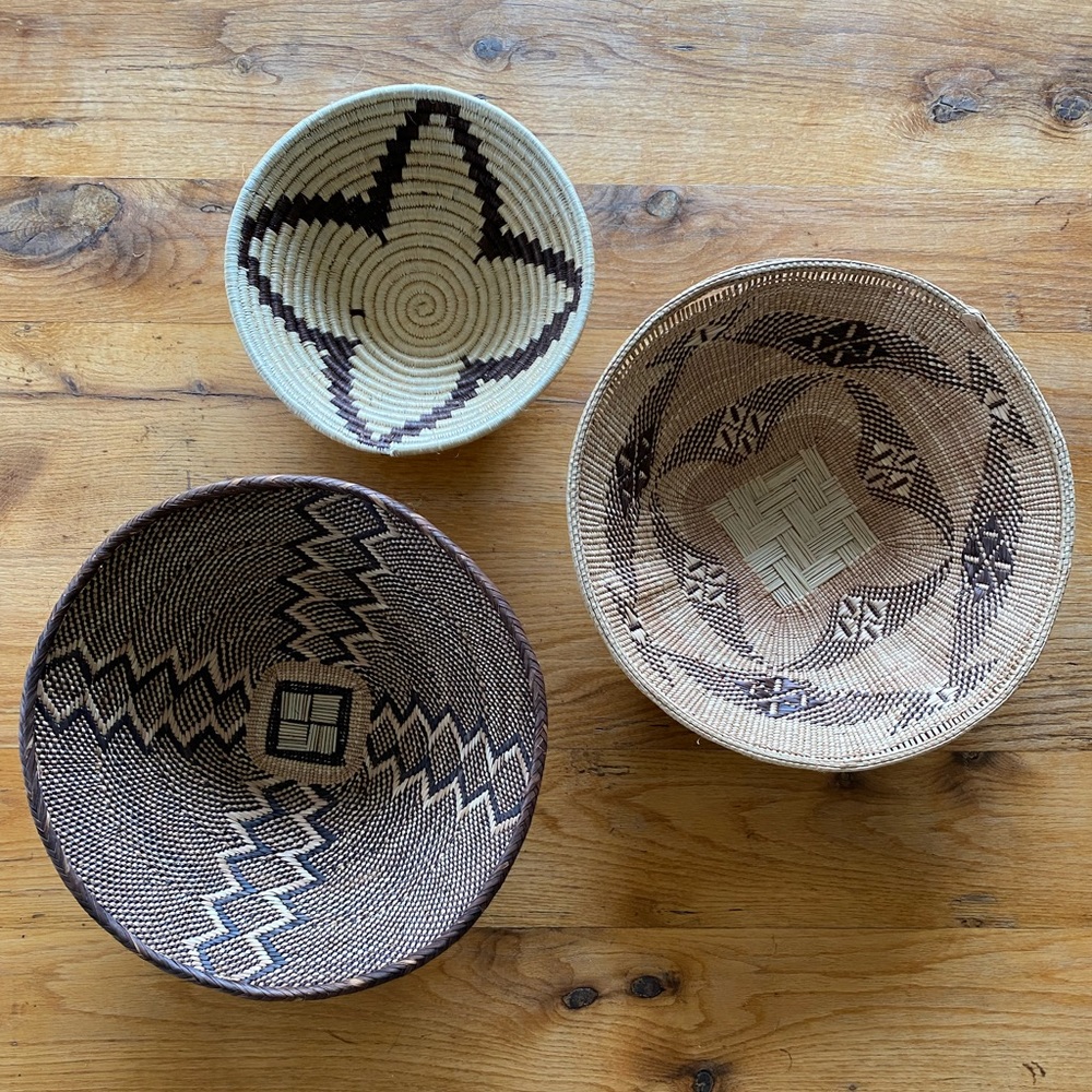 Zulu Handmade Grass Baskets